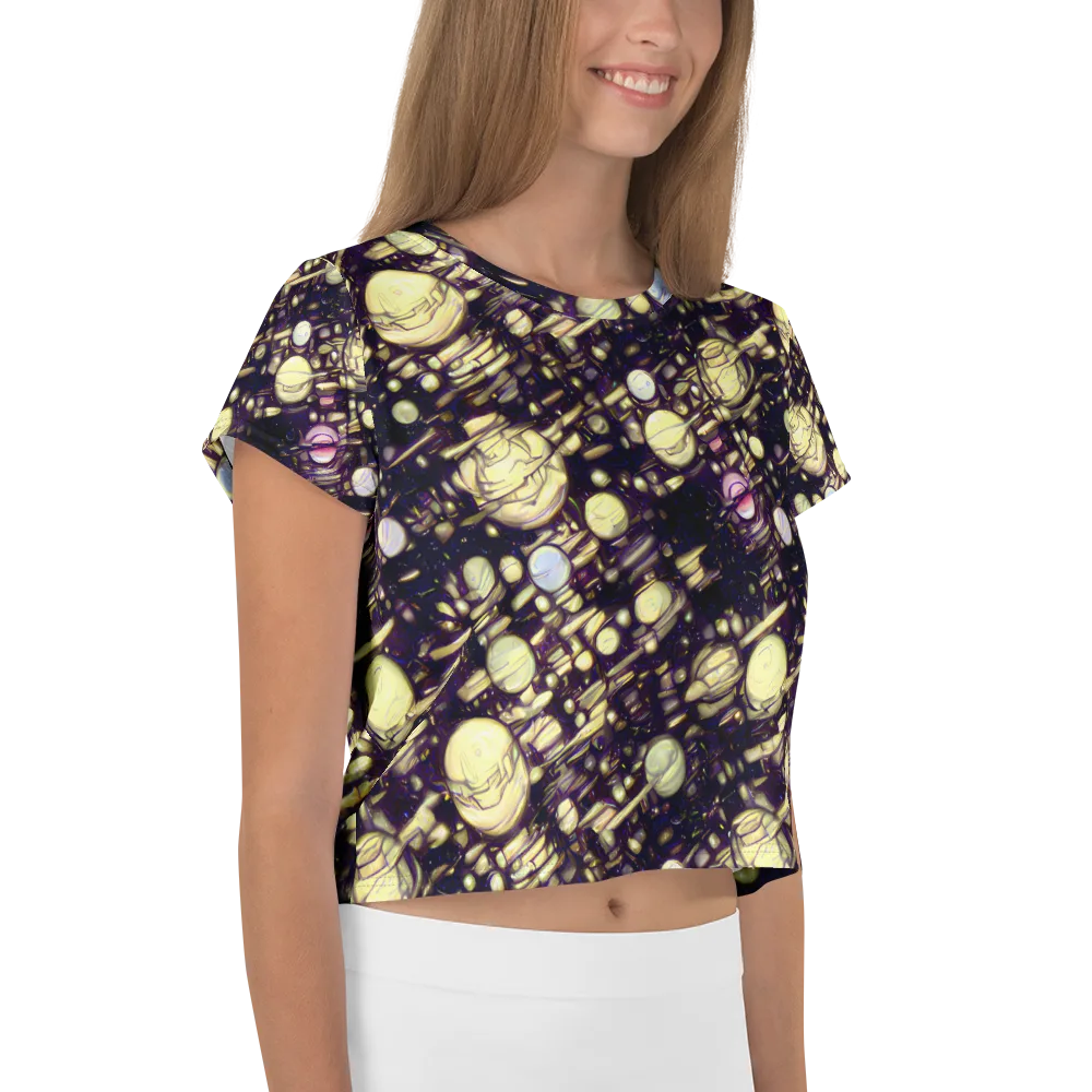 Lunar Electric on Crop Tee — Right