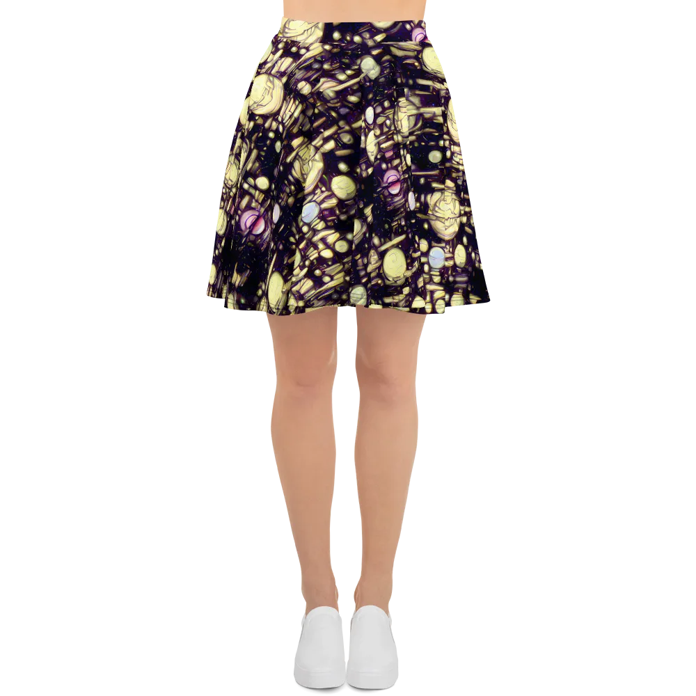 Lunar Electric on Skater Skirt — Front