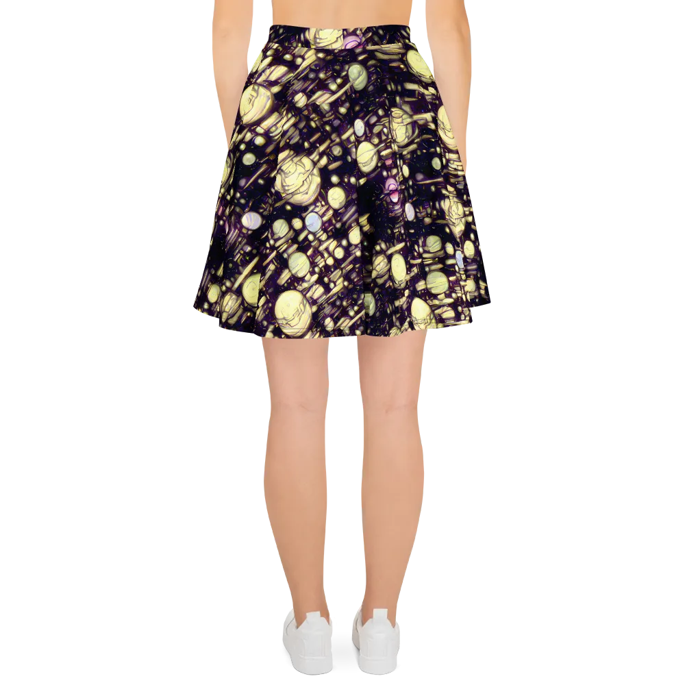 Lunar Electric on Skater Skirt — Back