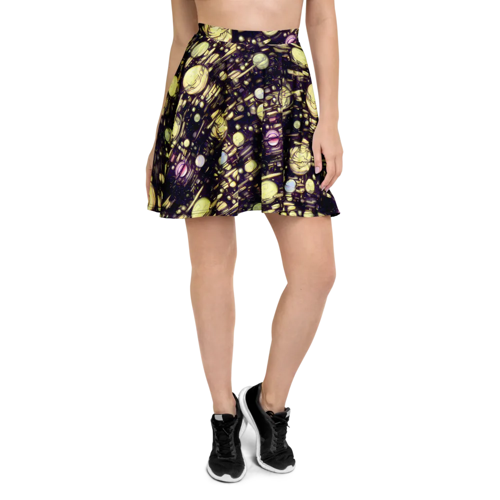 Lunar Electric on Skater Skirt — Front