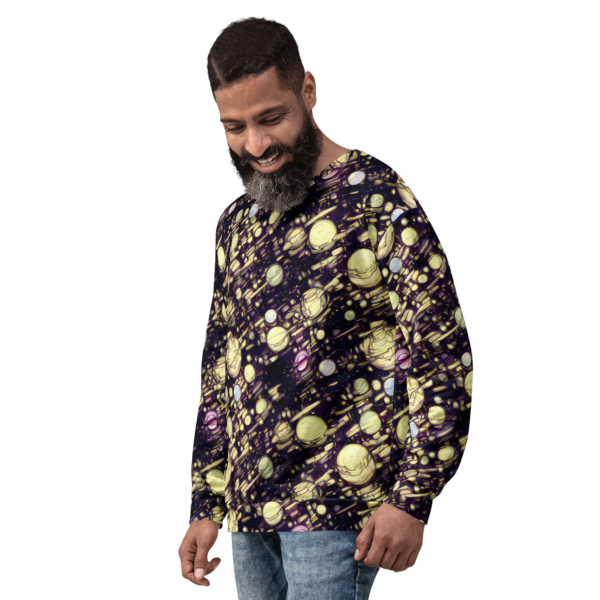 Lunar Electric on Sweatshirt — Left Front