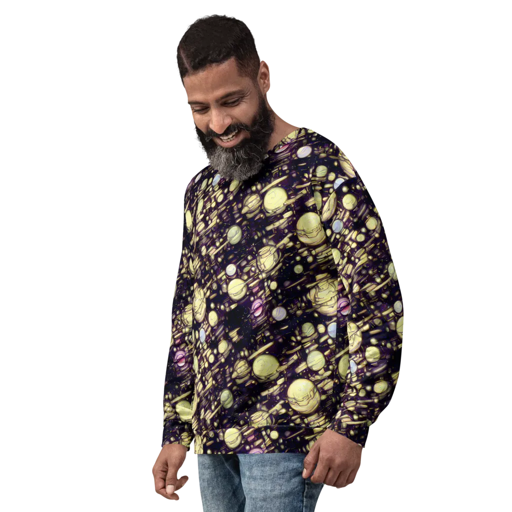 Lunar Electric on Sweatshirt — Left Front