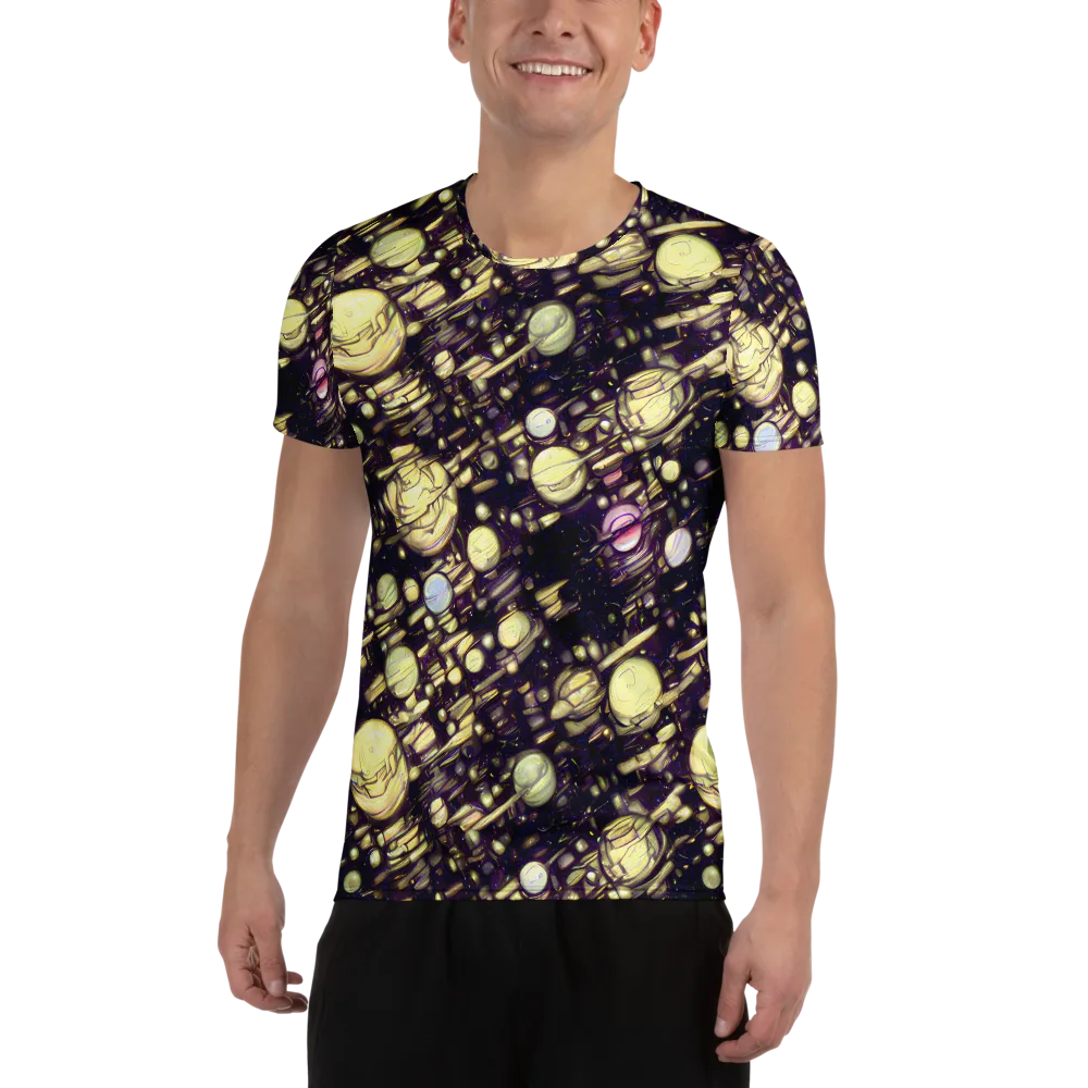 Lunar Electric on Men's Athletic T-Shirt — Front