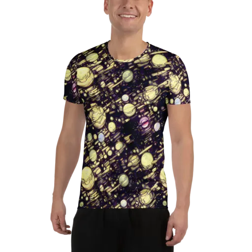 Lunar Electric on a Men's Athletic T-Shirt