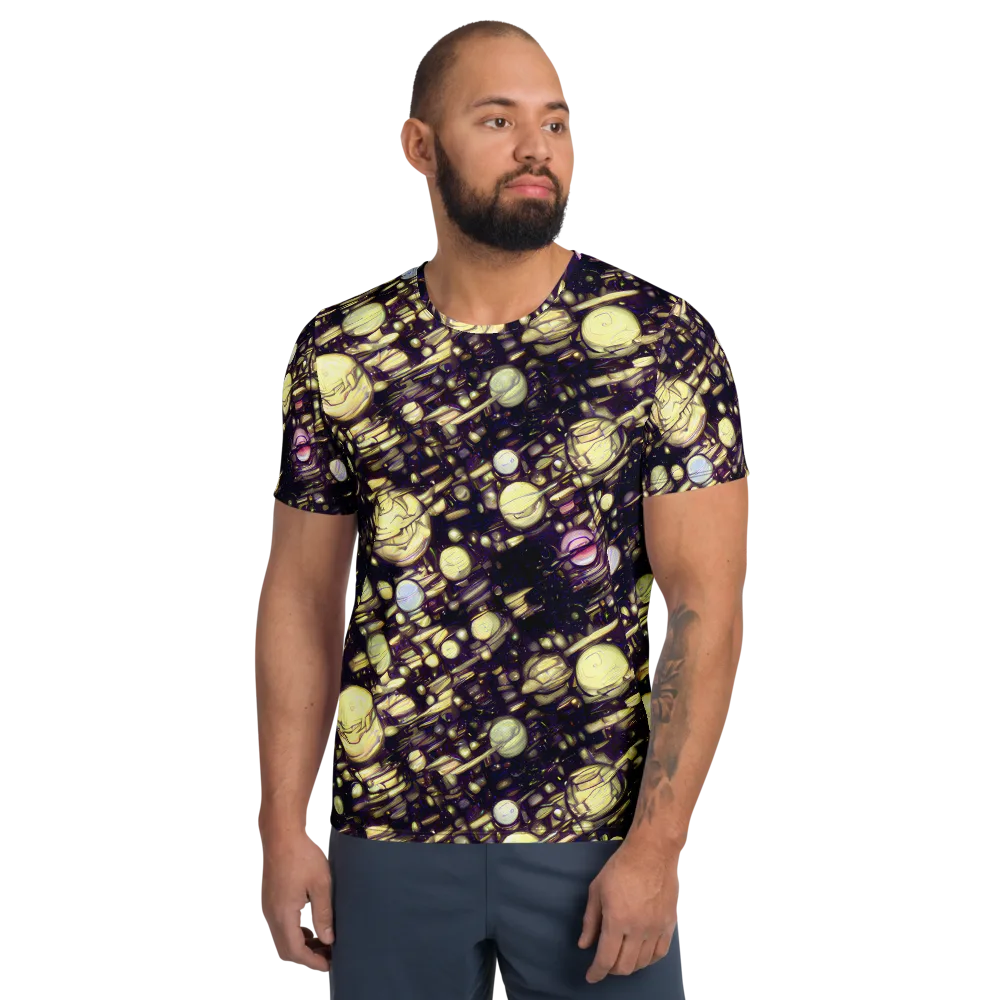 Lunar Electric on Men's Athletic T-Shirt — Front