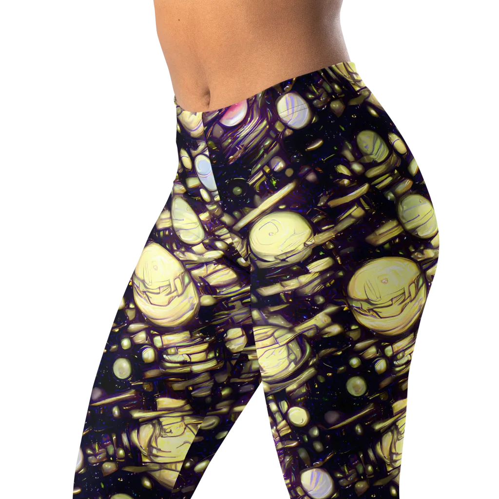 Lunar Electric on Leggings — Left Front