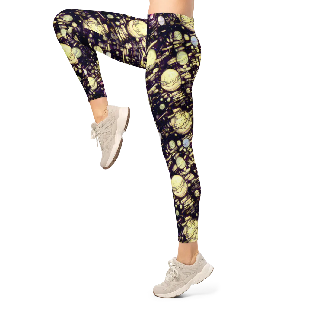 Lunar Electric on Leggings — Left