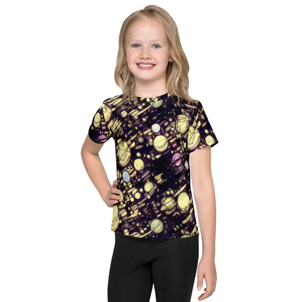 Lunar Electric on Kids Crew Neck T-Shirt — Front