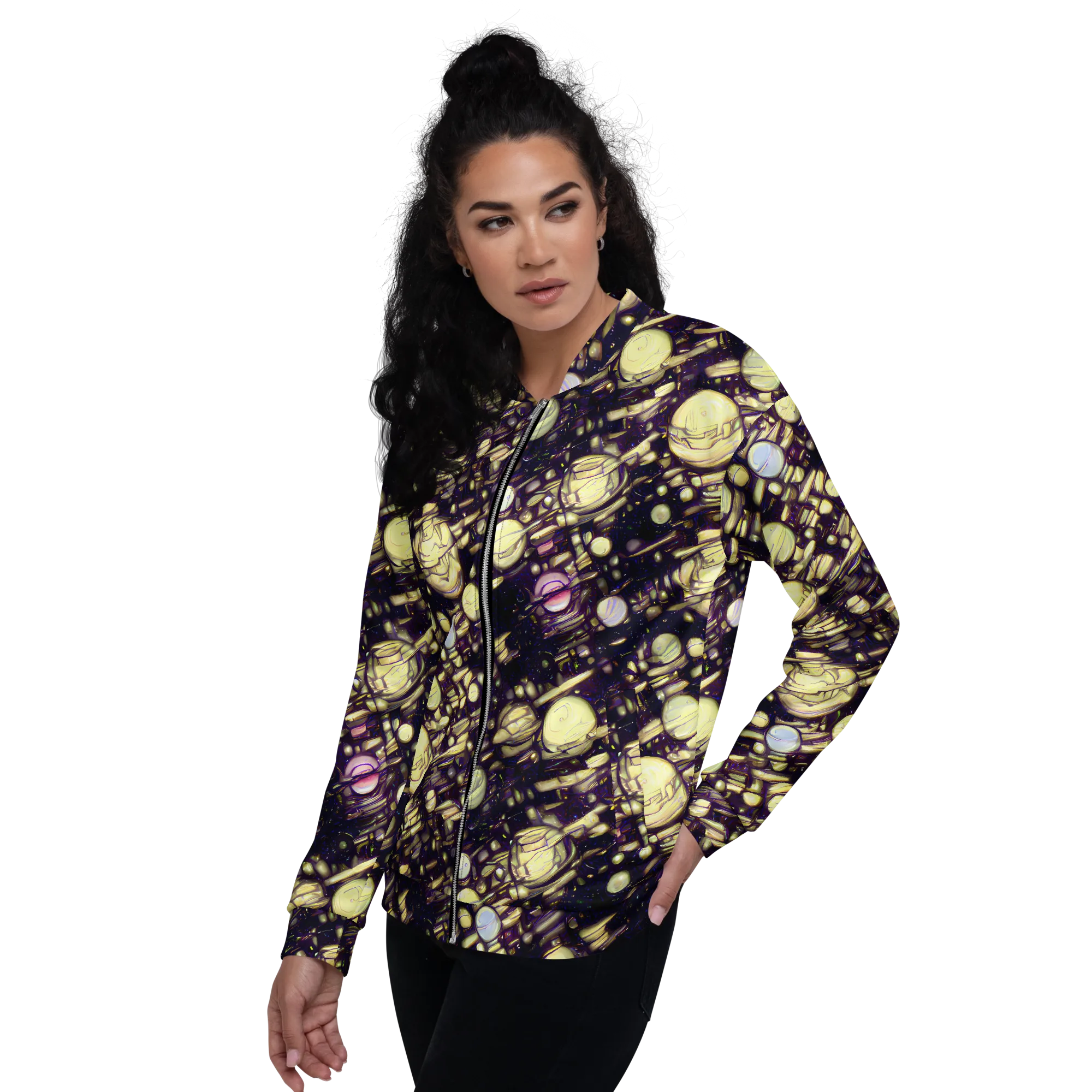 Lunar Electric on Bomber Jacket — Left