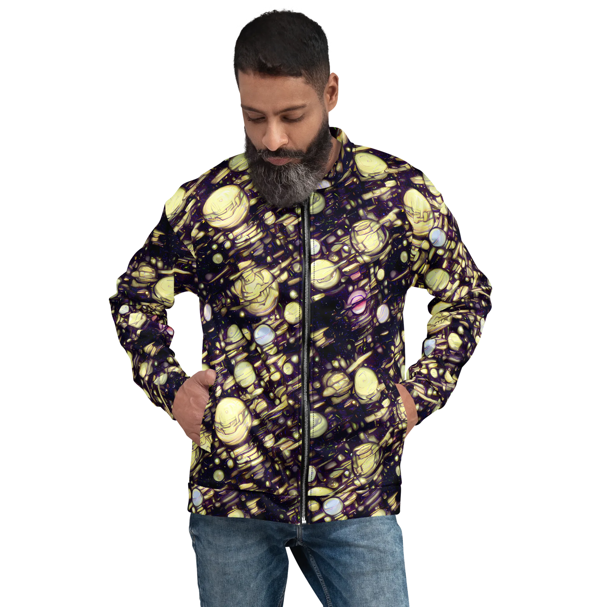 Lunar Electric on Bomber Jacket — Front