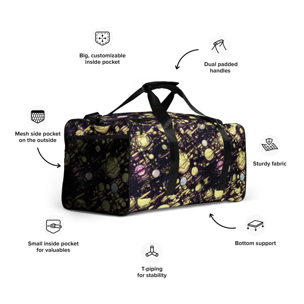 Lunar Electric on Duffle Bag — Right Front