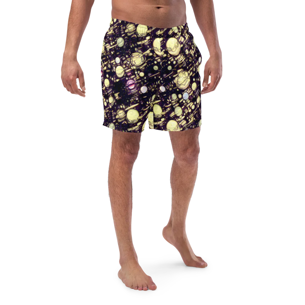 Lunar Electric on Swim Trunks — Front