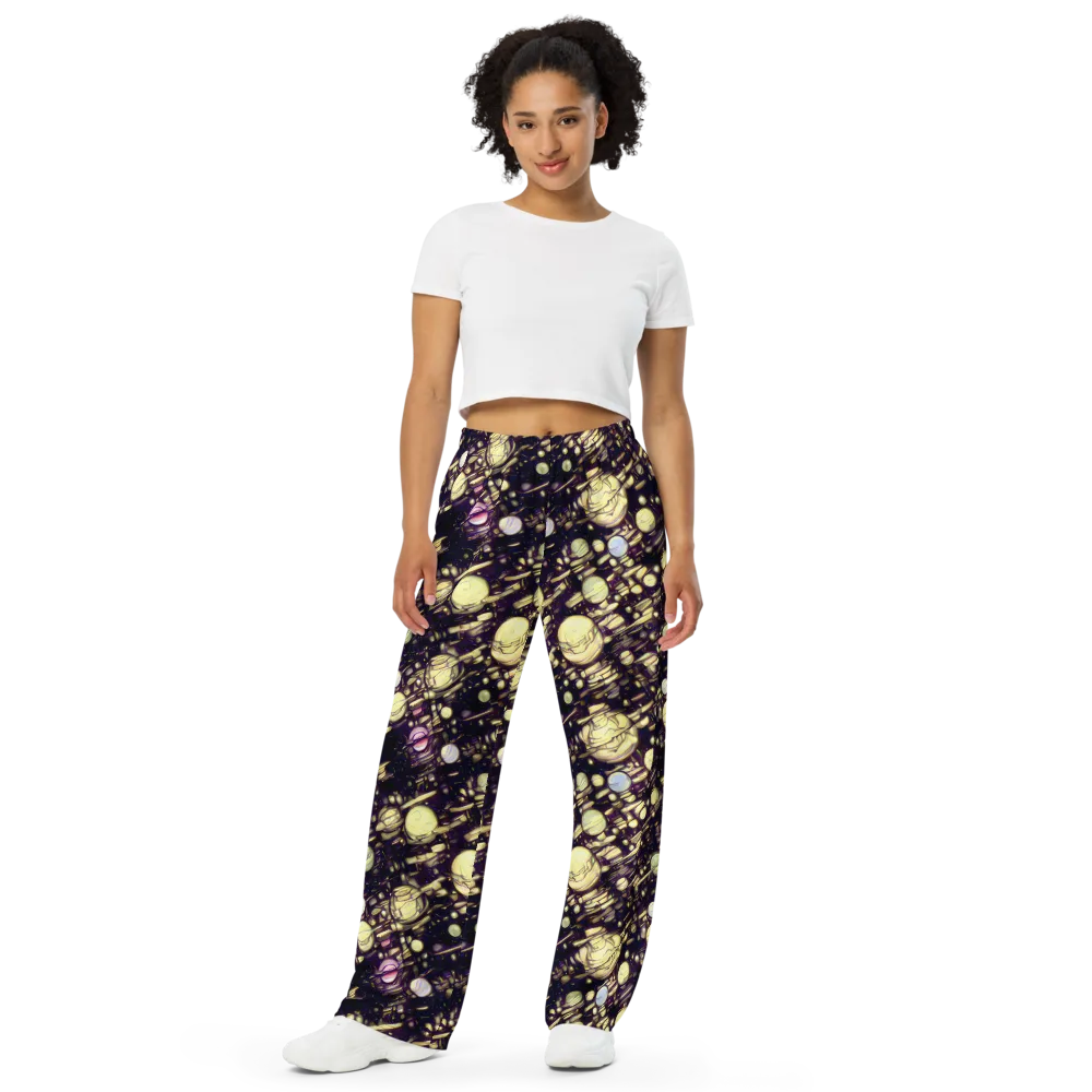 Lunar Electric on Wide-Leg Pants — Front