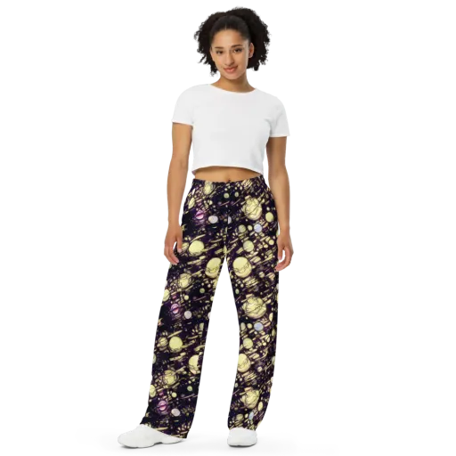 Lunar Electric on a Wide-Leg Pants