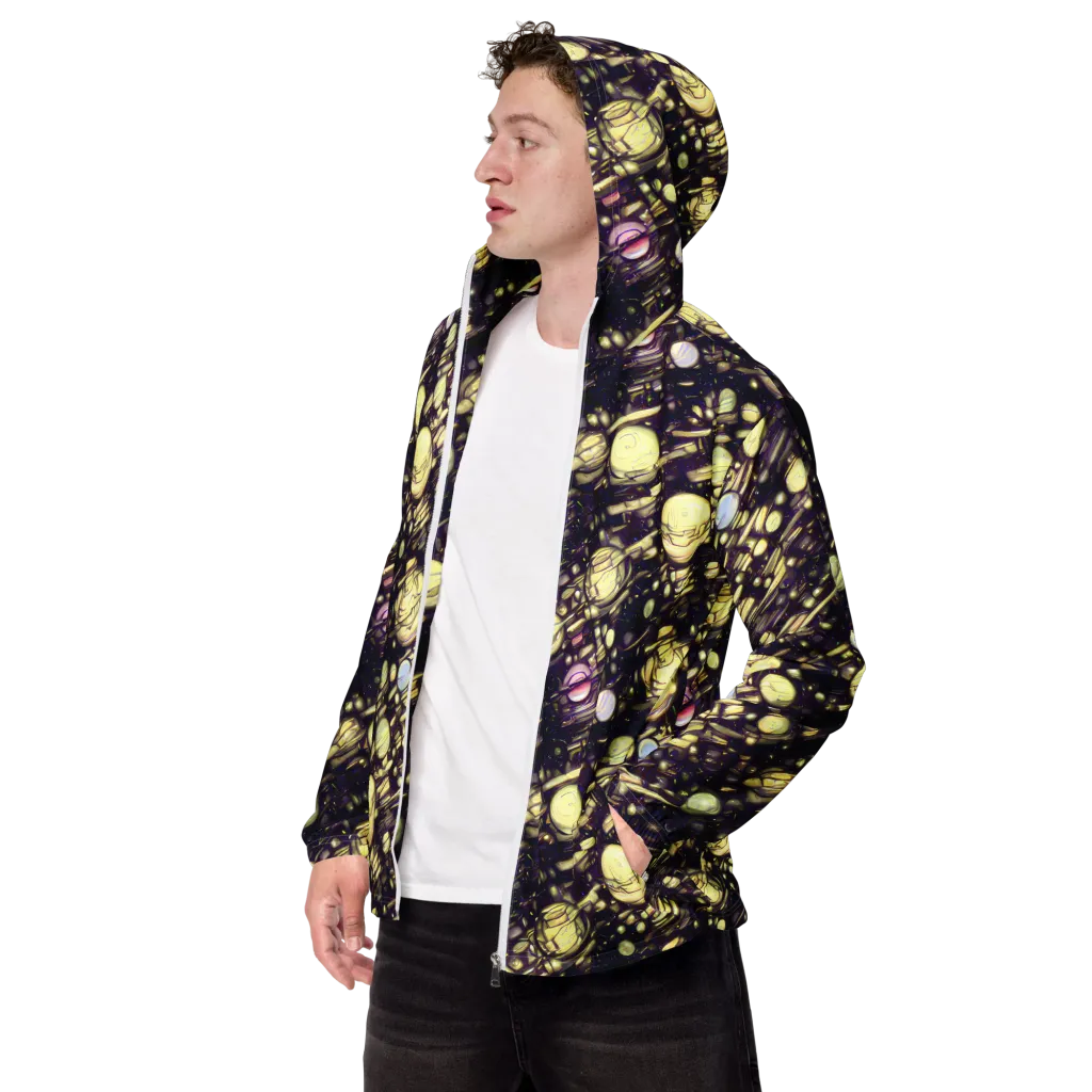 Lunar Electric on Men's Windbreaker — Left Front