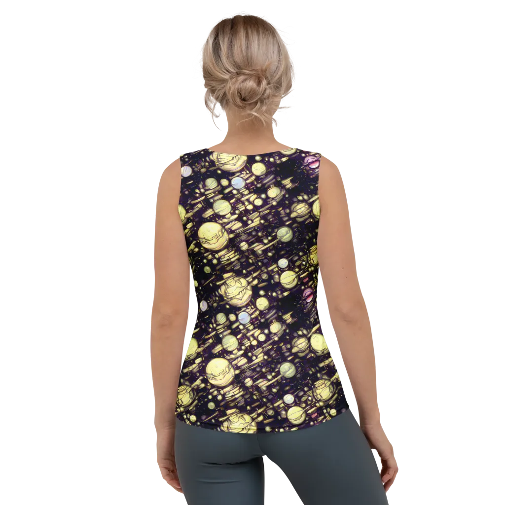 Lunar Electric on Women's Tank Top — Back