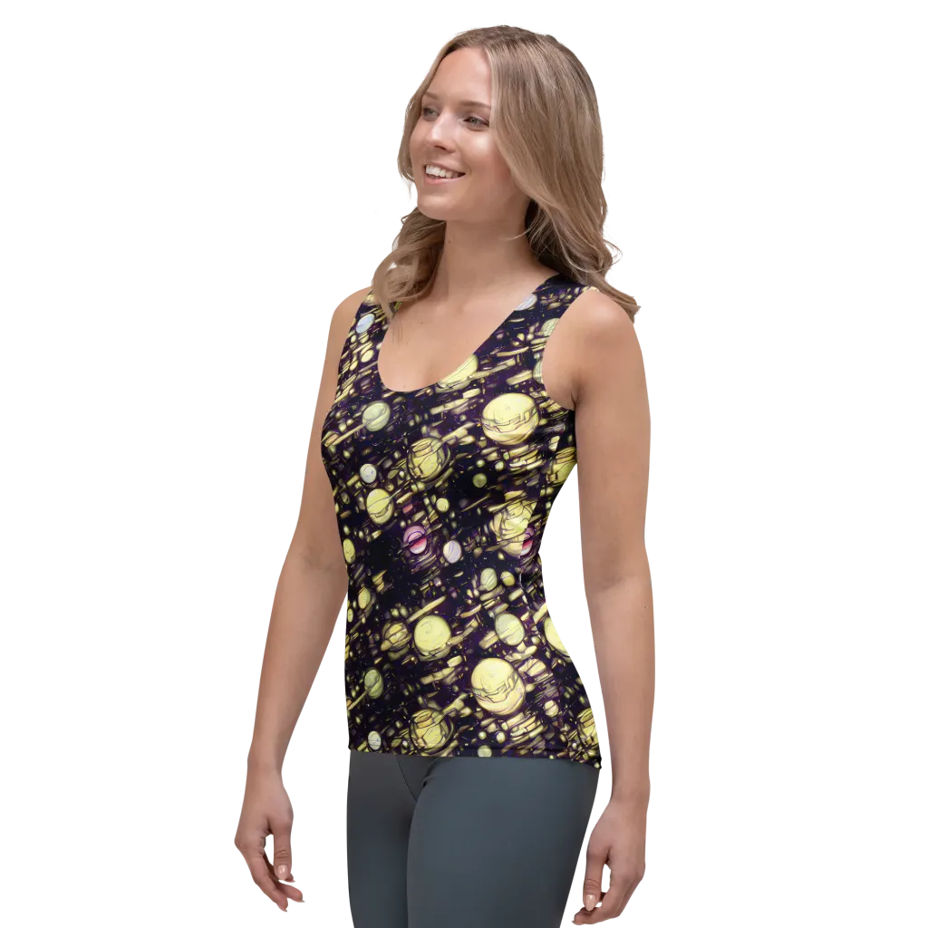 Lunar Electric on Women's Tank Top — Left Front