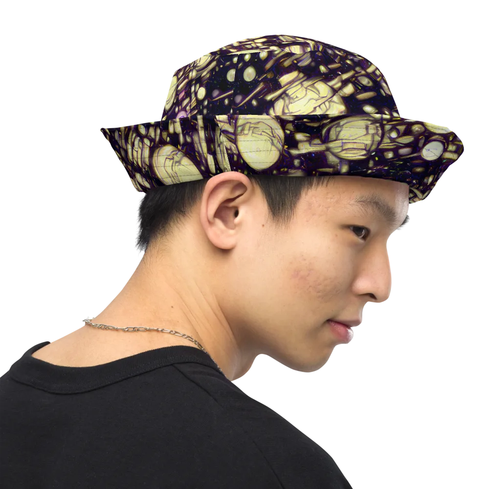 Lunar Electric on Reversible Bucket Hat — Right Outside