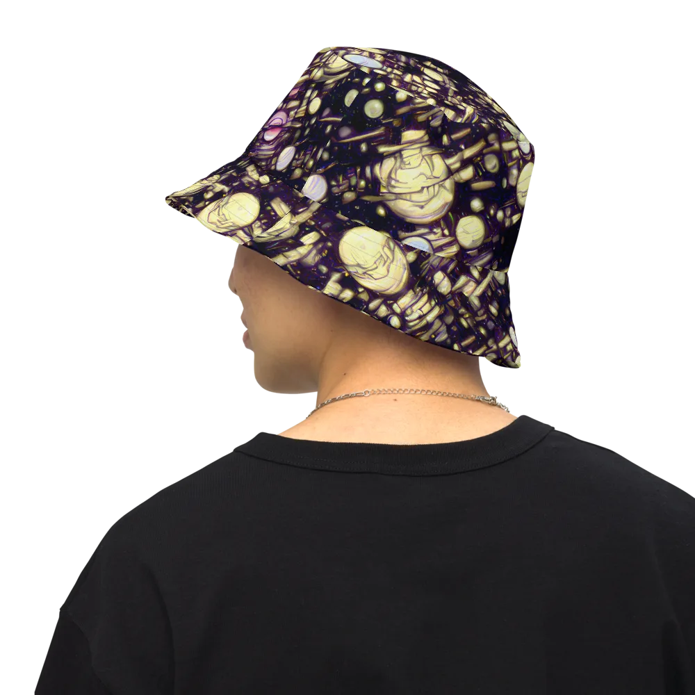 Lunar Electric on Reversible Bucket Hat — Back Inside