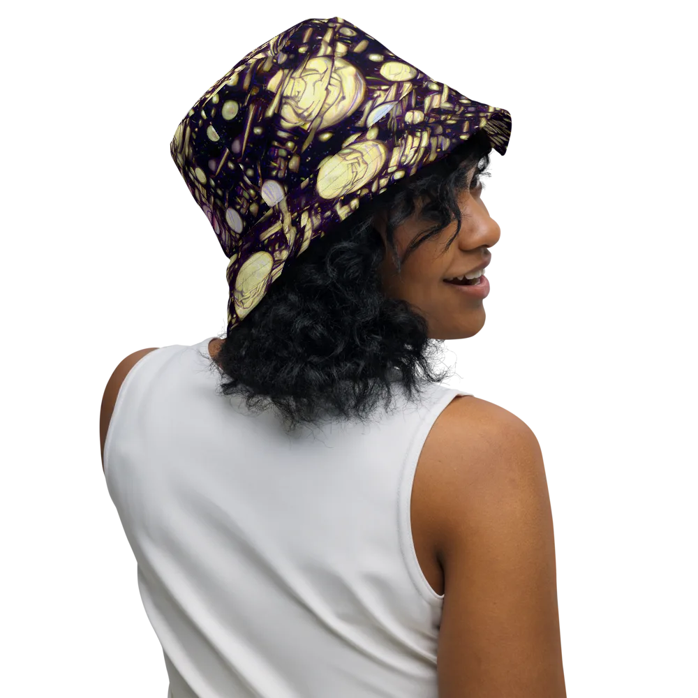 Lunar Electric on Reversible Bucket Hat — Right Outside