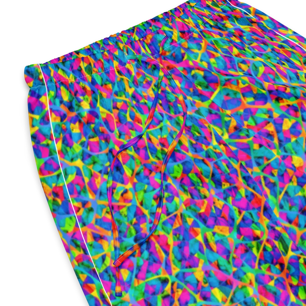 Neon Kaleidoscope on Women's Pajama Pants — Product details
