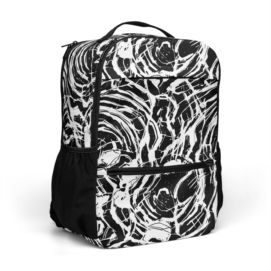 Ink Torrent on Utility Backpack — Right Front