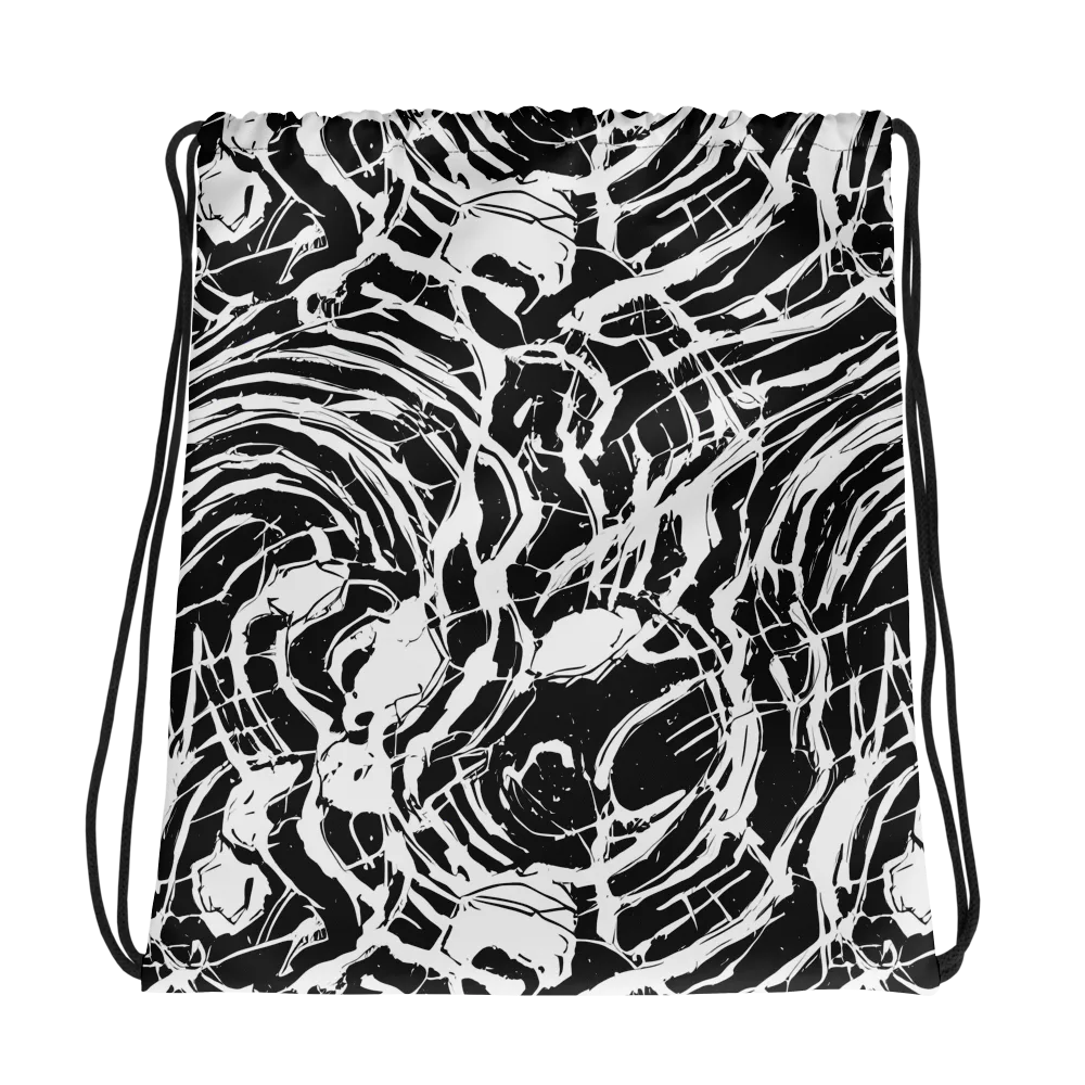 Ink Torrent on Drawstring Bag — Photo