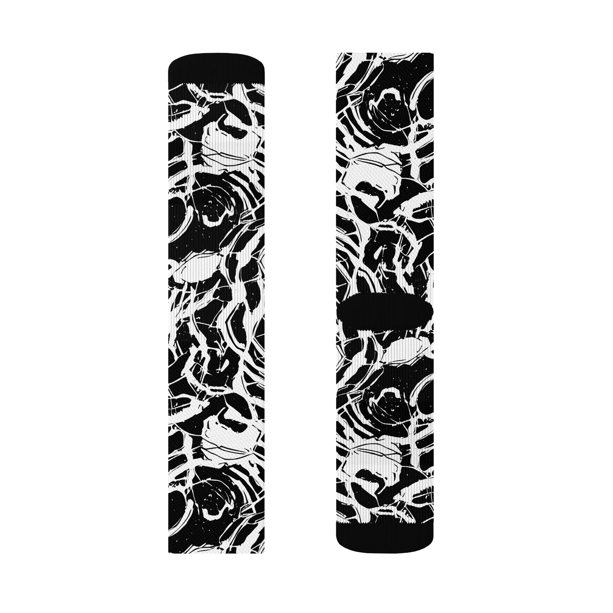 Ink Torrent on Socks — Left Sock