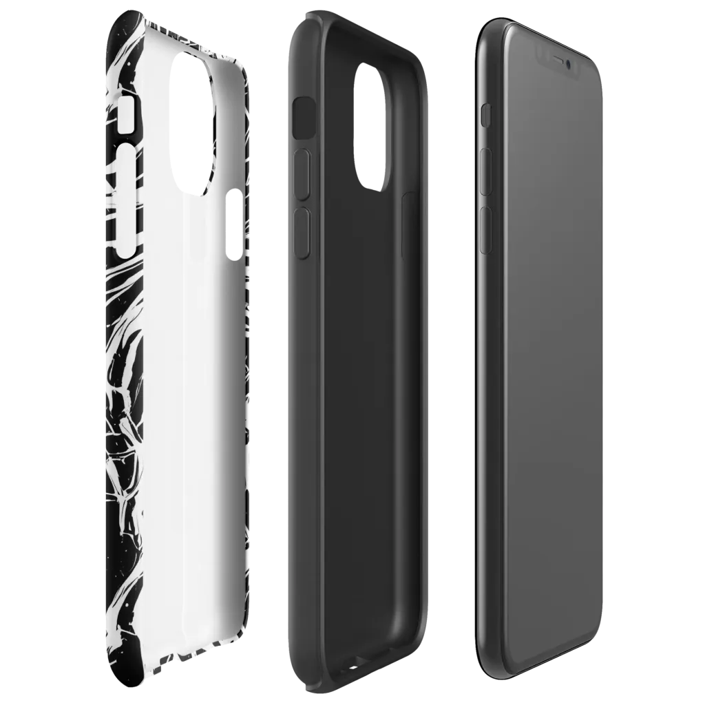Ink Torrent on Tough Case for iPhone® — Right