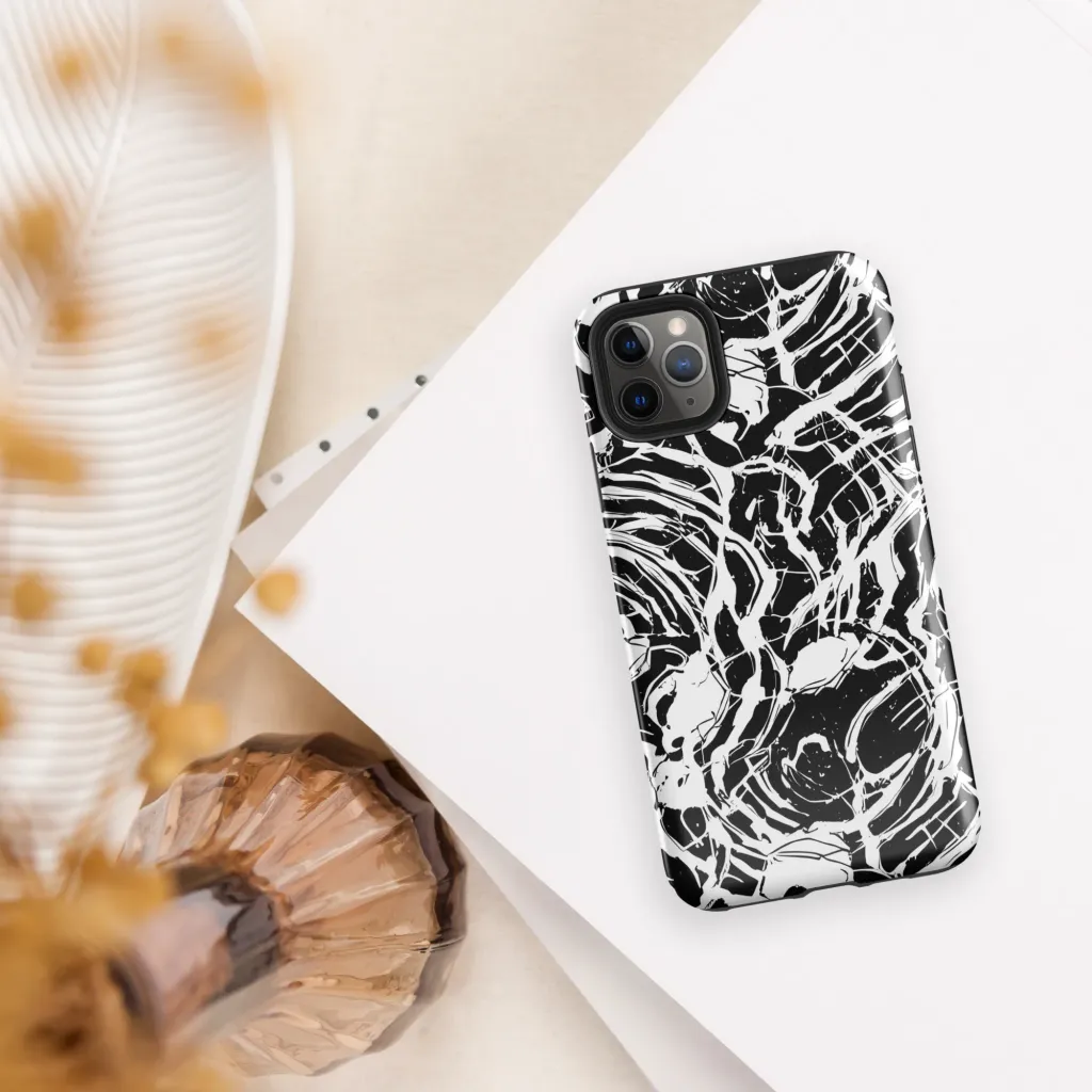 Ink Torrent on Tough Case for iPhone® — Front