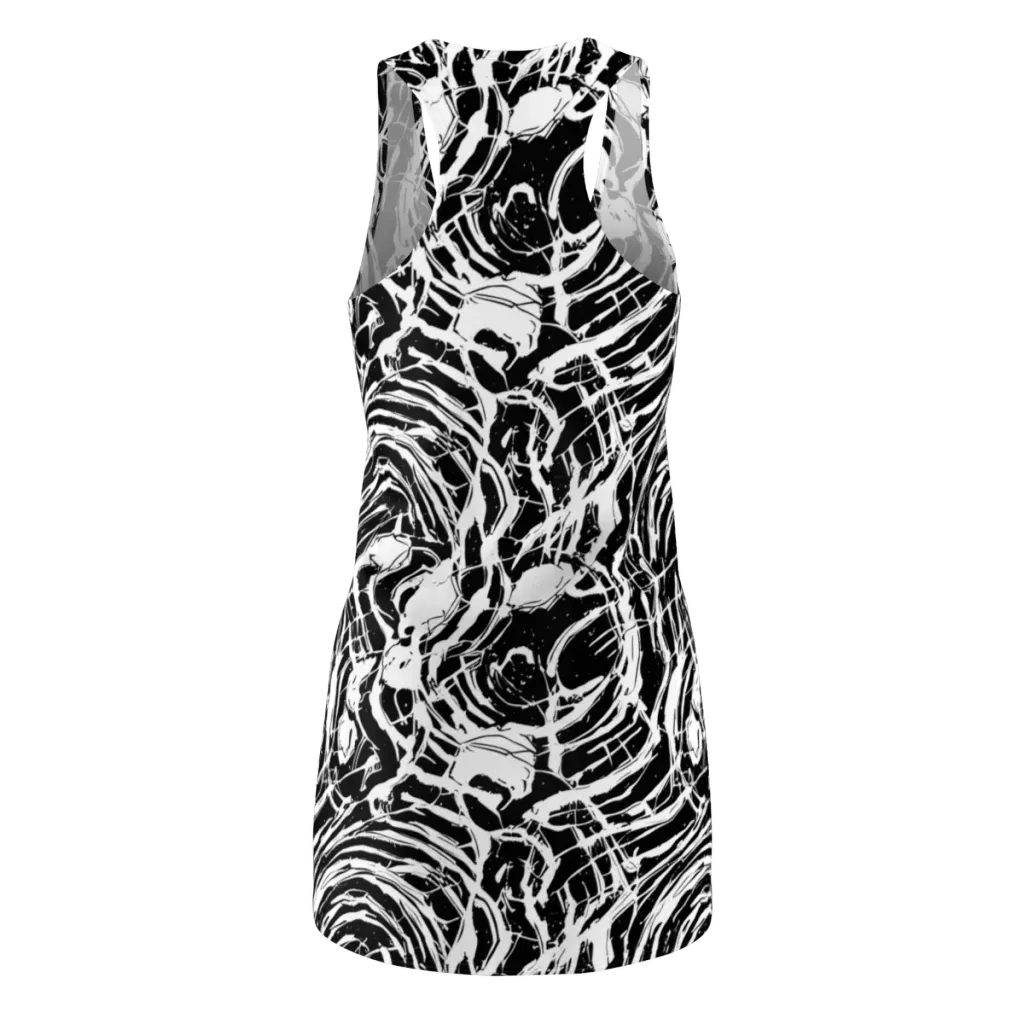 Ink Torrent on Racerback Dress — Back