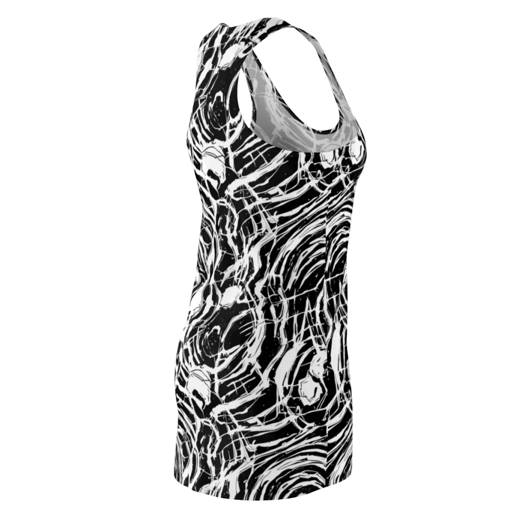 Ink Torrent on Racerback Dress — Back Side
