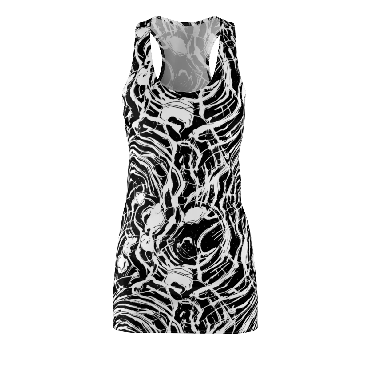Ink Torrent on Racerback Dress — Front
