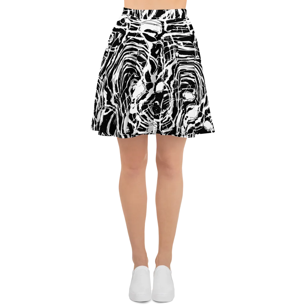 Ink Torrent on Skater Skirt — Front