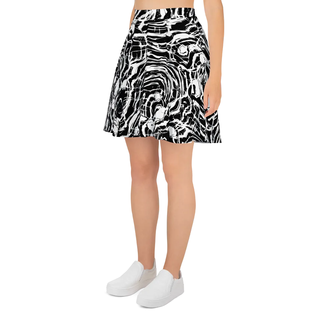 Ink Torrent on Skater Skirt — Left