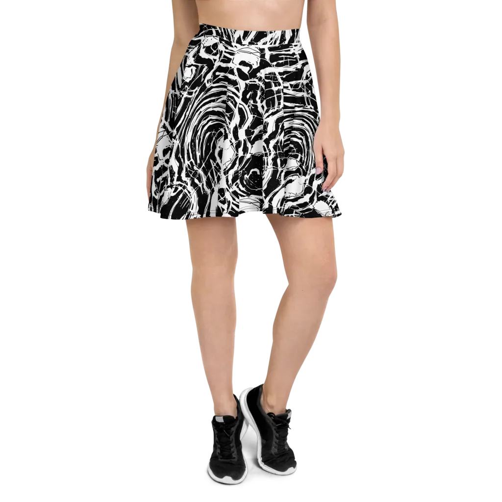 Ink Torrent on Skater Skirt — Front