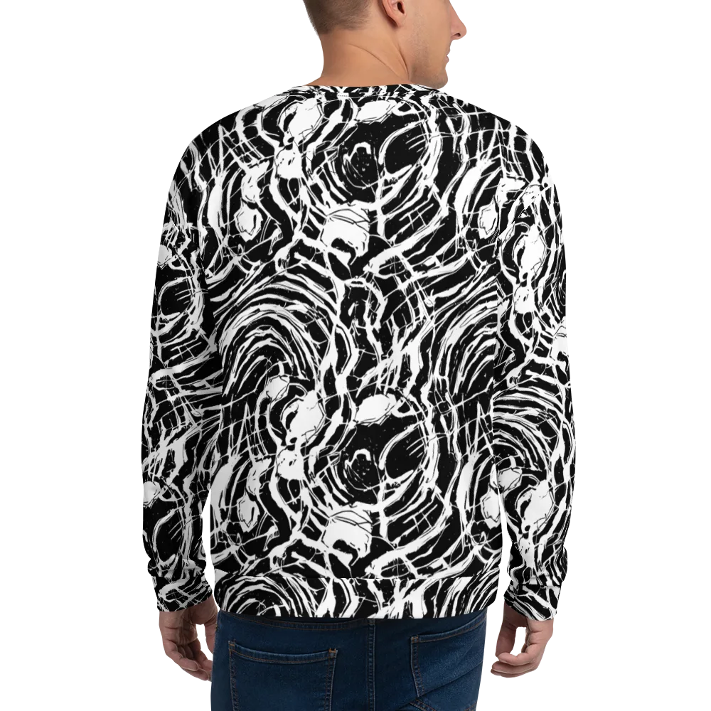 Ink Torrent on Sweatshirt — Back