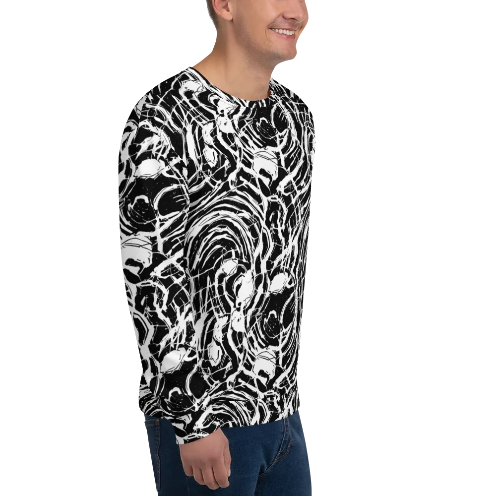 Ink Torrent on Sweatshirt — Right Front