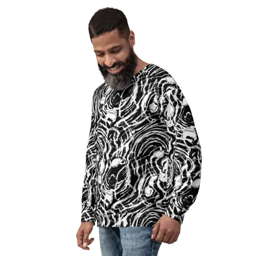 Ink Torrent on a Sweatshirt