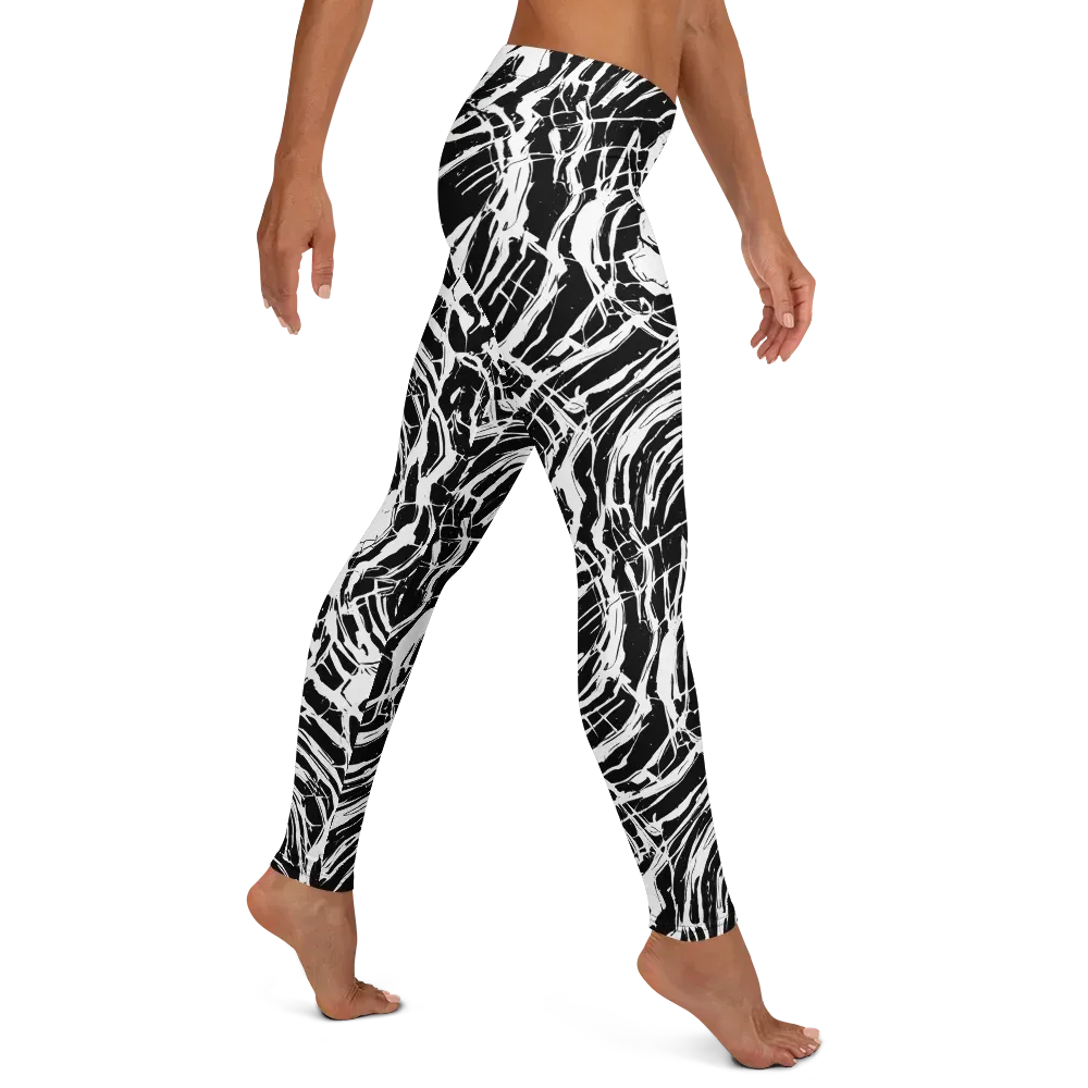 Ink Torrent on Leggings — Right