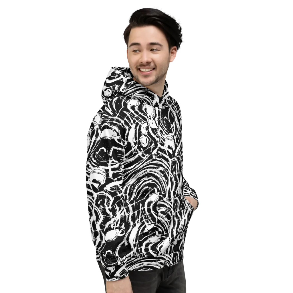 Ink Torrent on Hoodie — Right