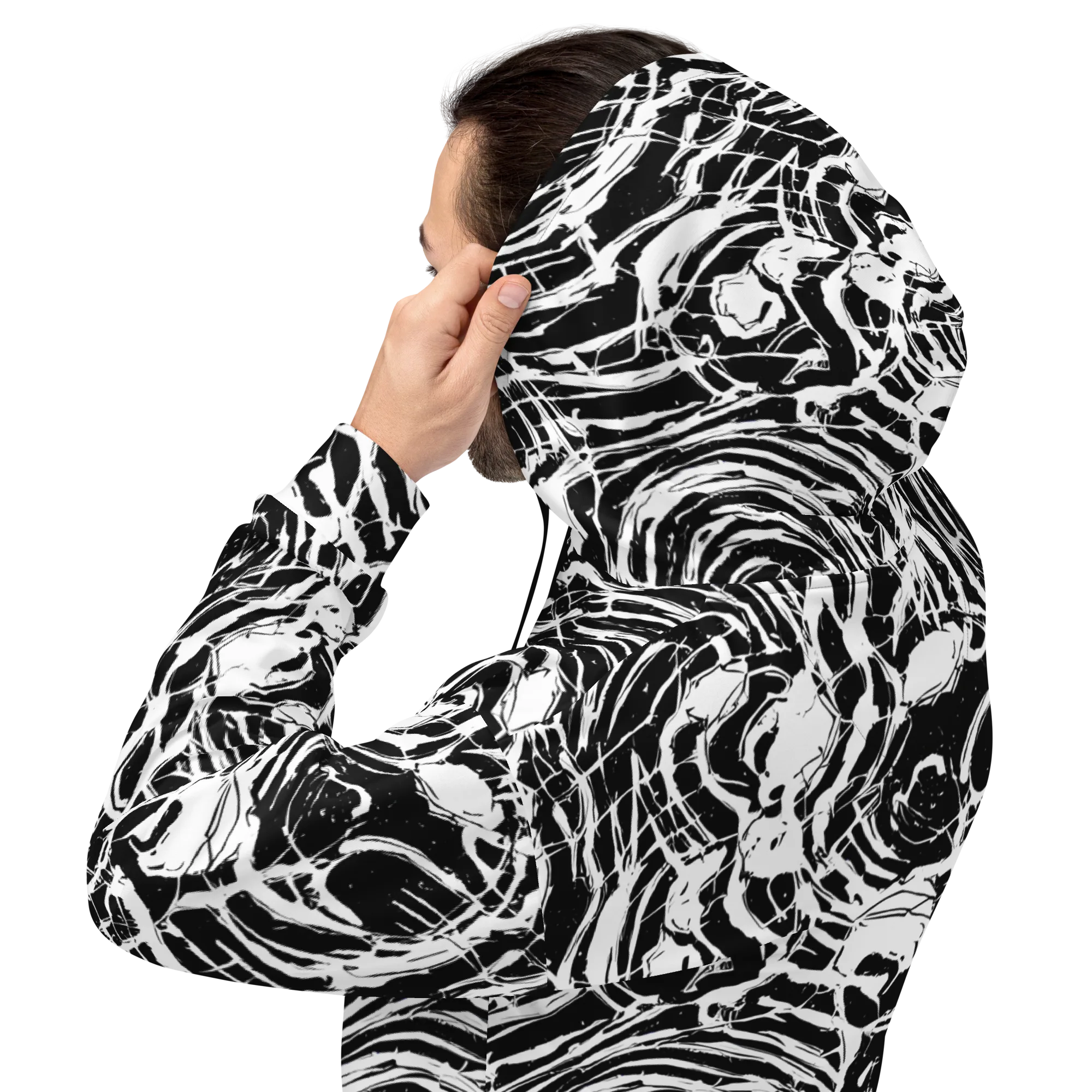 Ink Torrent on Hoodie — Back