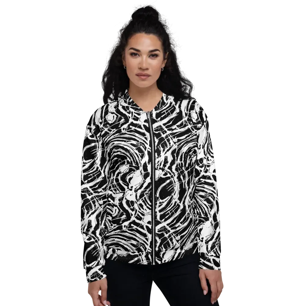Ink Torrent on Bomber Jacket — Front