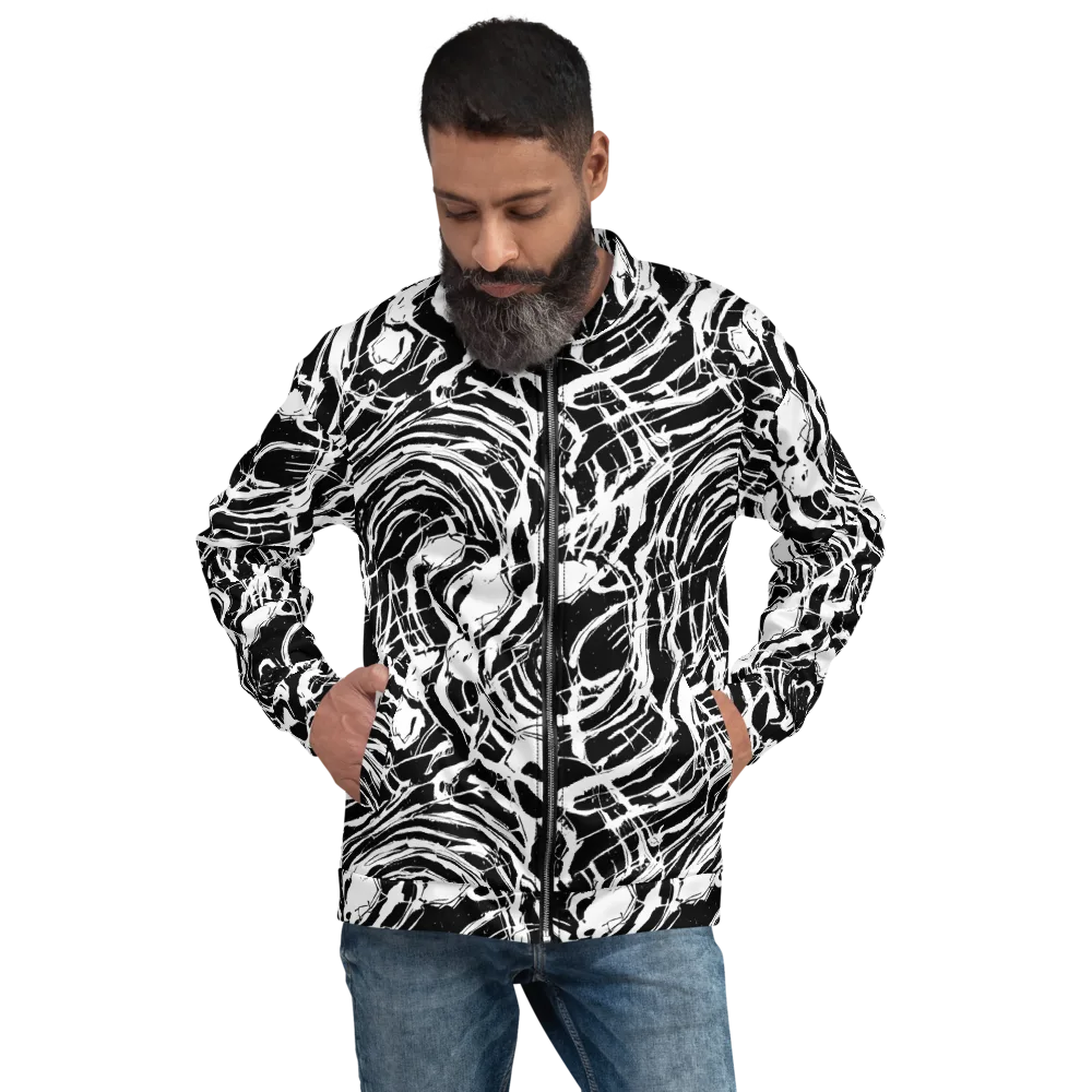 Ink Torrent on Bomber Jacket — Front