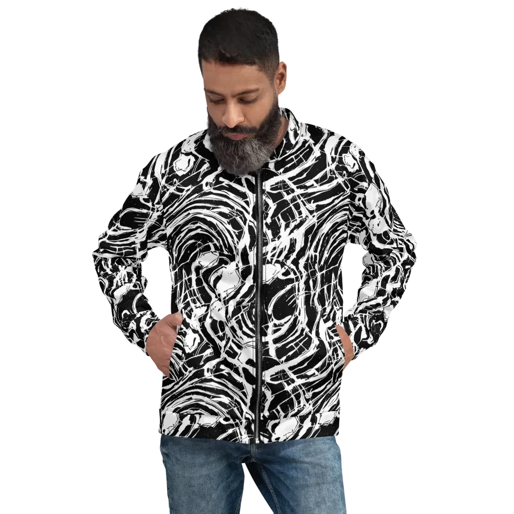 Ink Torrent on Bomber Jacket — Front