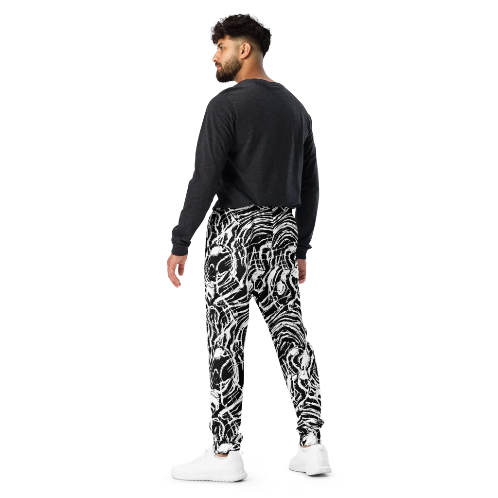 Ink Torrent on Men's Joggers — Back