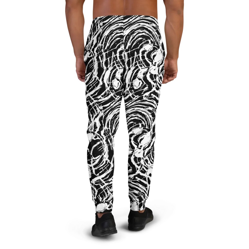 Ink Torrent on Men's Joggers — Back