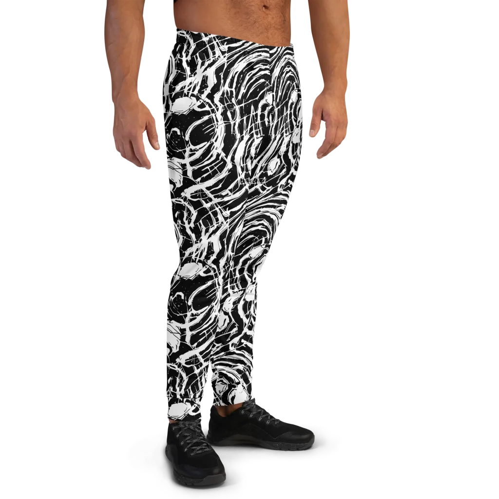 Ink Torrent on Men's Joggers — Right