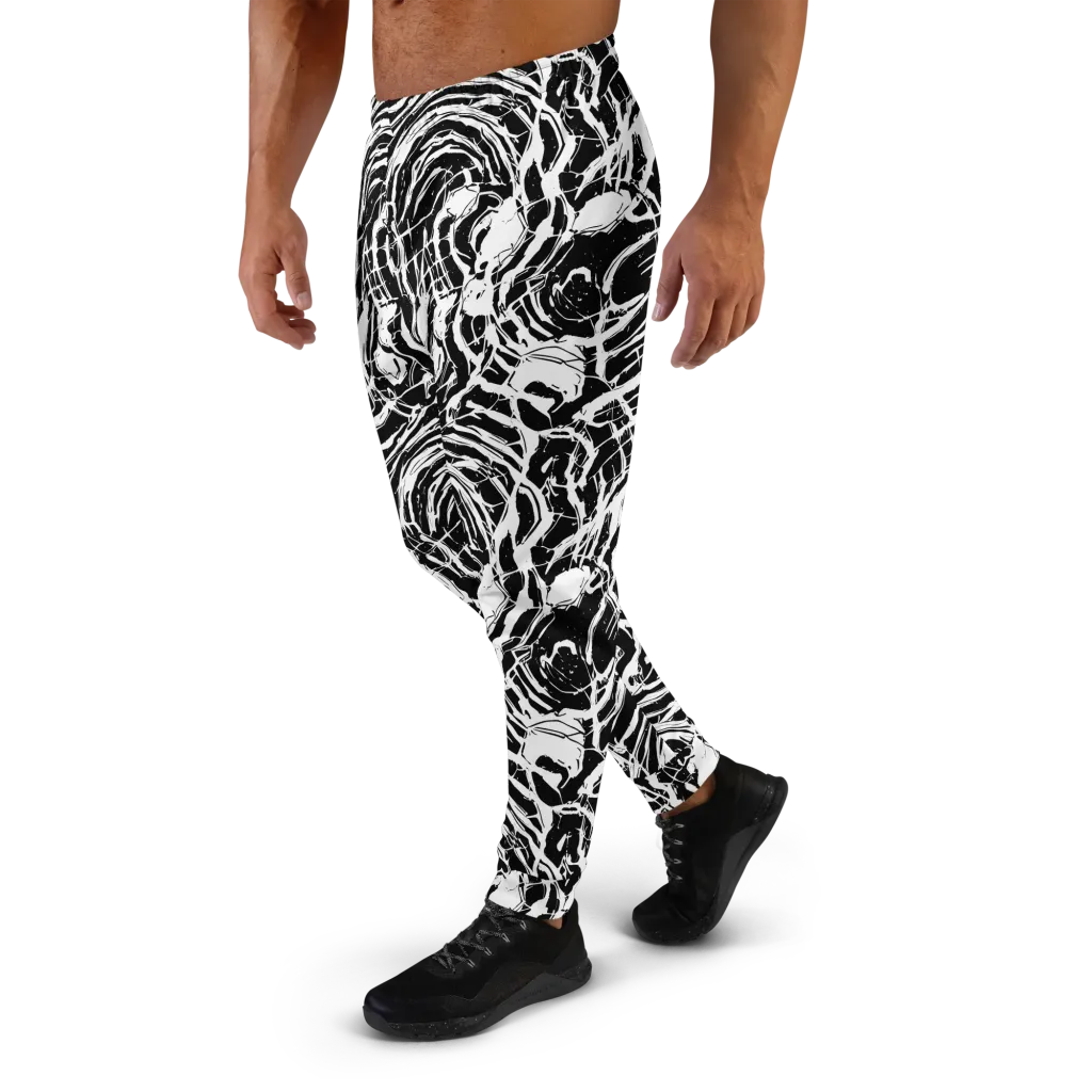 Ink Torrent on Men's Joggers — Left