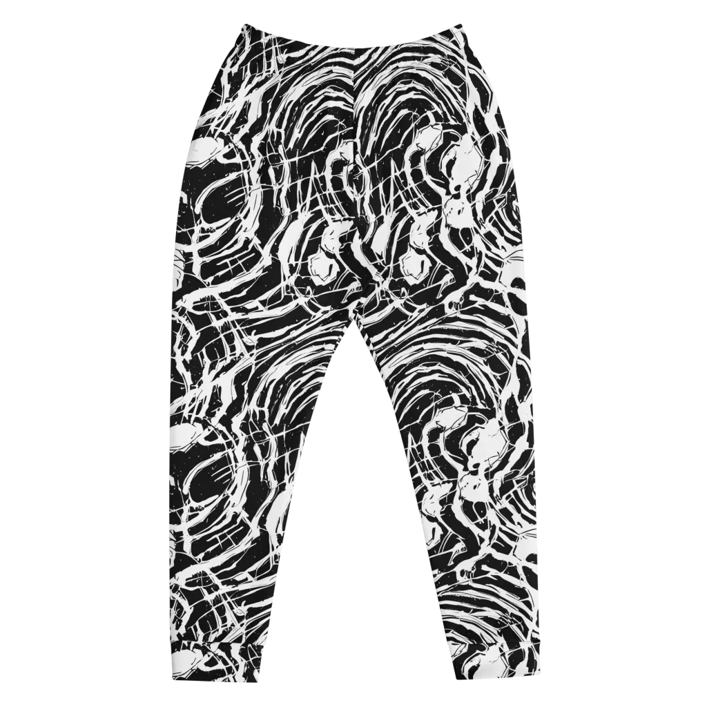 Ink Torrent on Men's Joggers — Front